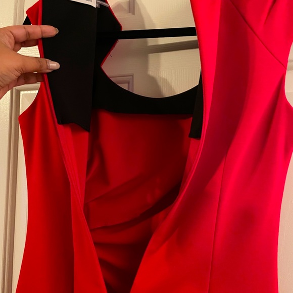 Calvin Klein red midi dress - Picture 7 of 12